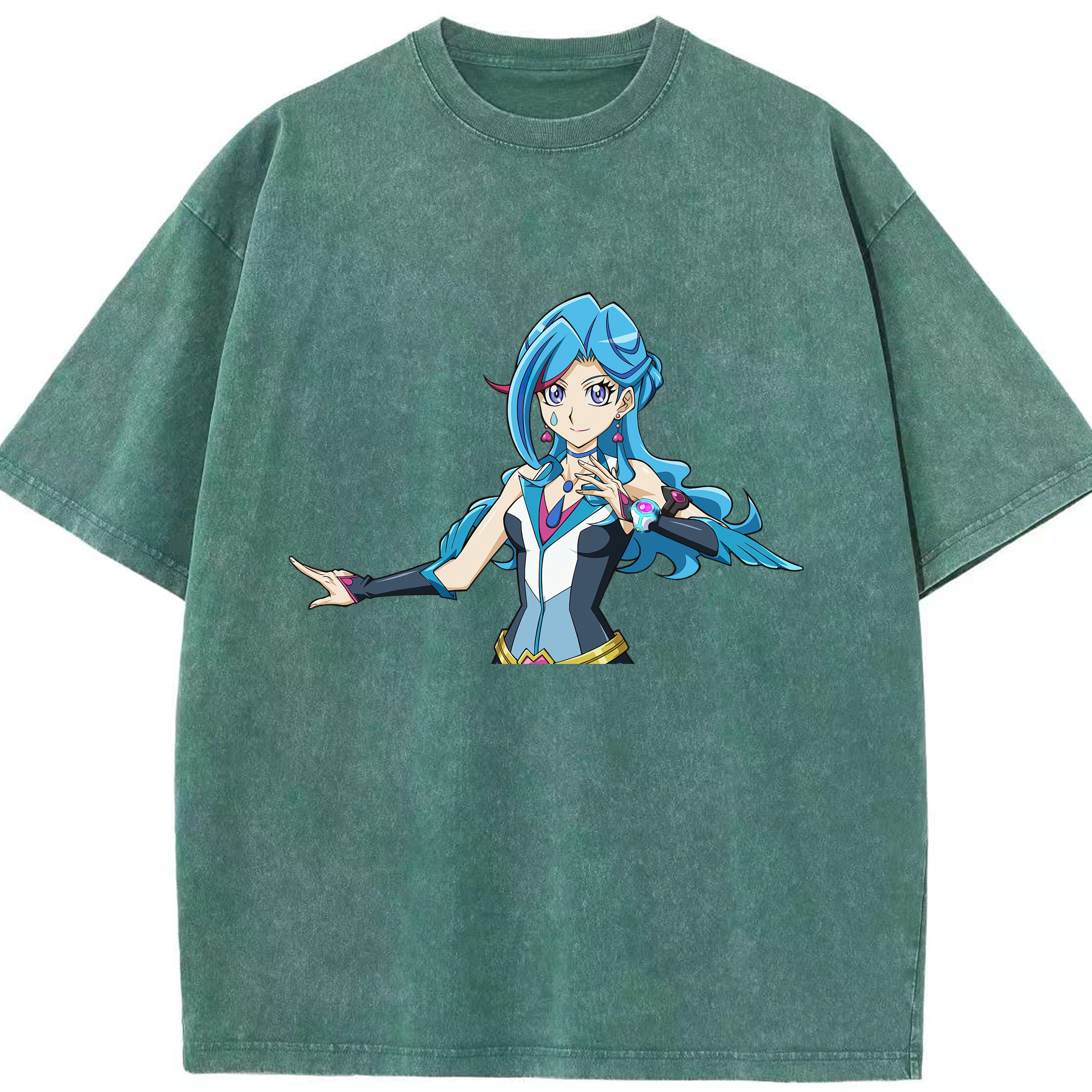 （画像用） 遊☆戯☆王 Yu-Gi-Oh! 綿100% ヴィンテージ風 半袖Tシャツ（フロントプリント）